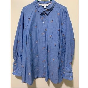 Denim Parrot Shirt🦜